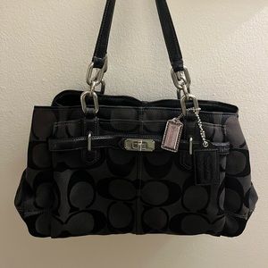 Black coach bag